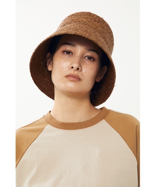 BLACK BY MOUSSY(ブラックバイマウジー)の「line t-shirt(ラインTシャツ)(Tシャツ/カットソー・レディース・ベージュ/ブルー・FREE)」の8枚目の写真