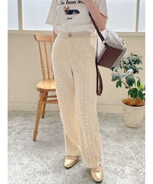 JUMELLE | パッチワークレースパンツ(その他パンツ)