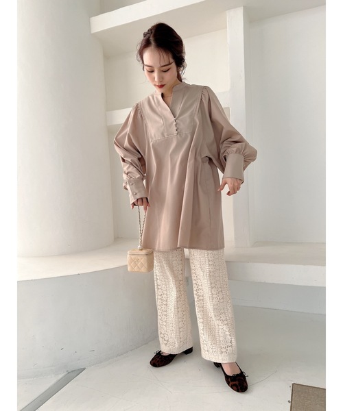 jumelle（ジュメロ）の「パッチワークレースパンツ（その他パンツ・レディース・ベージュ/ピンク・SMALL/MEDIUM）」の12枚目の写真