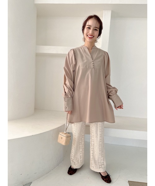 jumelle（ジュメロ）の「パッチワークレースパンツ（その他パンツ・レディース・ベージュ/ピンク・SMALL/MEDIUM）」の9枚目の写真