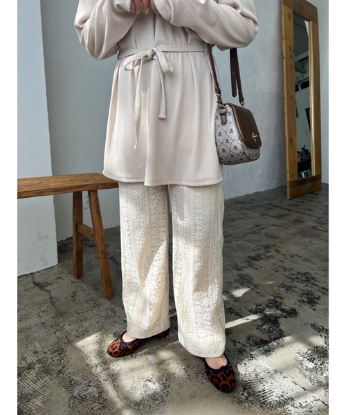 jumelle（ジュメロ）の「パッチワークレースパンツ（その他パンツ・レディース・ベージュ/ピンク・SMALL/MEDIUM）」の6枚目の写真