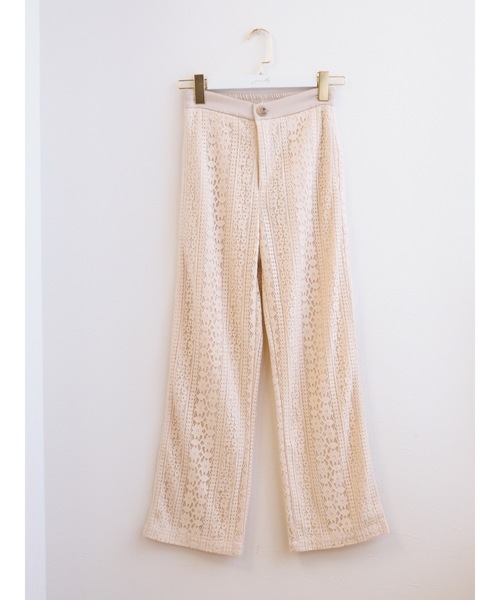 jumelle（ジュメロ）の「パッチワークレースパンツ（その他パンツ・レディース・ベージュ/ピンク・SMALL/MEDIUM）」の14枚目の写真