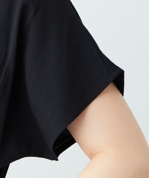 natural couture（ナチュラルクチュール）の「涼しげスキッパー衿お上品ワンピース（ワンピース・レディース・ブラック/ベージュ/グリーン/その他1/その他2/レッド系・FREE）」の20枚目の写真