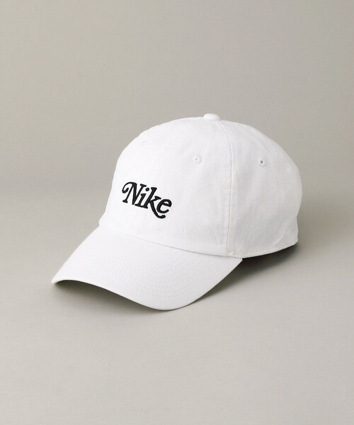 Aresense（アーセンス）の「NIKE/ナイキ ヘリテージ86 ウォッシュドソリッドキャップ（キャップ・レディース・オフホワイト/ネイビー・ONE SIZE）」の2枚目の写真