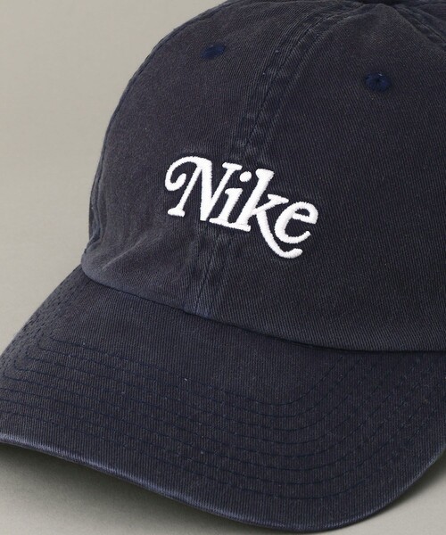Aresense（アーセンス）の「NIKE/ナイキ ヘリテージ86 ウォッシュドソリッドキャップ（キャップ・レディース・オフホワイト/ネイビー・ONE SIZE）」の9枚目の写真