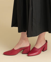 Ray BEAMS | Ray BEAMS / チャンキーヒール ミュール(ドレスシューズ)