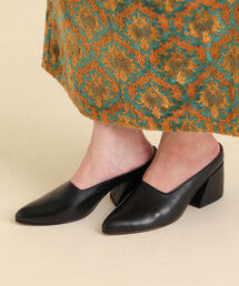 Ray BEAMS | Ray BEAMS / チャンキーヒール ミュール(ドレスシューズ)