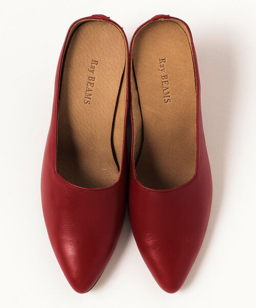 Ray BEAMS（レイビームス）の「Ray BEAMS / チャンキーヒール ミュール（ドレスシューズ・レディース・ブラック/レッド・24.5cm/23.0cm/24.0cm/23.5cm/25.0cm）」の21枚目の写真