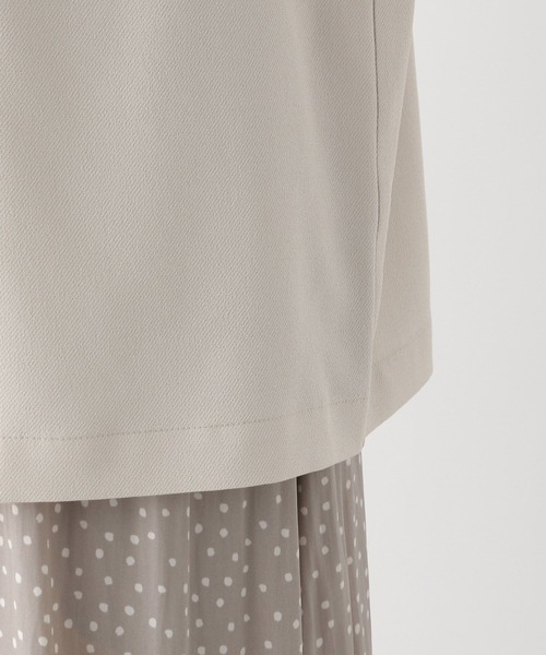 LEPSIM(レプシィム)の「ゼンゴギジレ 297189(ベスト・レディース・ブラック/グレイッシュベージュ・FREE)」の16枚目の写真