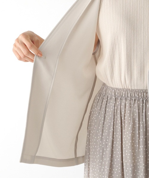 LEPSIM(レプシィム)の「ゼンゴギジレ 297189(ベスト・レディース・ブラック/グレイッシュベージュ・FREE)」の15枚目の写真