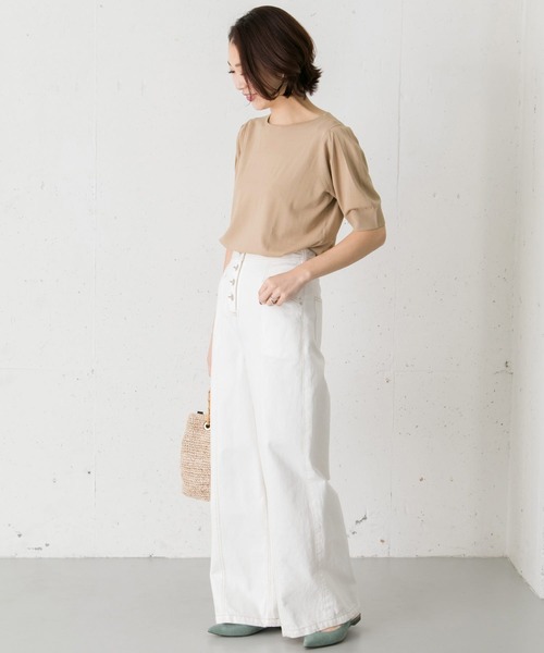 URBAN RESEARCH ROSSO（アーバンリサーチロッソ）の「タックスリーブニットプルオーバー∴（ニット/セーター・レディース・ピンク・FREE）」の10枚目の写真