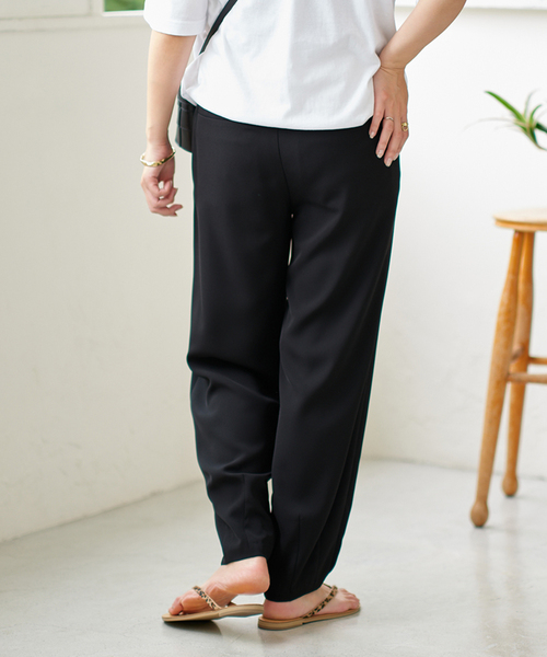 JOURNAL STANDARD(ジャーナルスタンダード)の「《WEB限定追加2》クリアツイルコクーンパンツ(その他パンツ・レディース・ブラック/ブラウン系その他・38/36)」の14枚目の写真