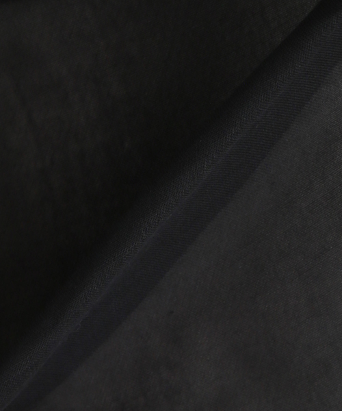 セール】《追加2》オーガンジーWボタンロングジレ（ベスト