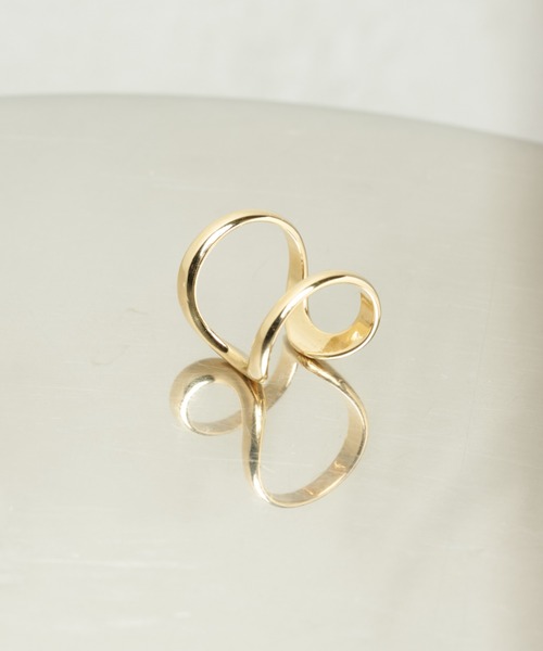 Solace(ソレイス)の「カフダブルラインリング(リング・レディース・シルバー/ゴールド・FREE)」の1枚目の写真