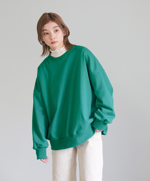 select MOCA(セレクトモカ)の「カラースウェットプルオーバー(スウェット・レディース・ブラック/ピンク/ブルー/グリーン・FREE)」の13枚目の写真