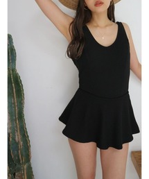 TRUNC | Switching Rib Swimwear(水着)