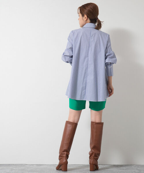 Rie Miller（リエミラー）の「畦ニットショートパンツ（その他パンツ・レディース・ブラック/グリーン・38）」の12枚目の写真