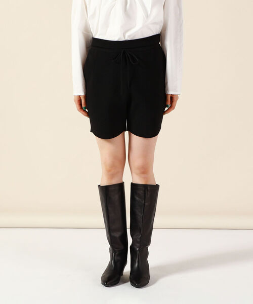 Rie Miller（リエミラー）の「畦ニットショートパンツ（その他パンツ・レディース・ブラック/グリーン・38）」の14枚目の写真