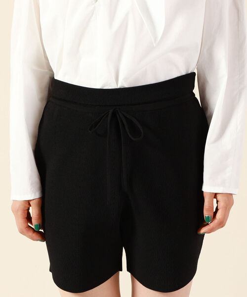 Rie Miller（リエミラー）の「畦ニットショートパンツ（その他パンツ・レディース・ブラック/グリーン・38）」の17枚目の写真