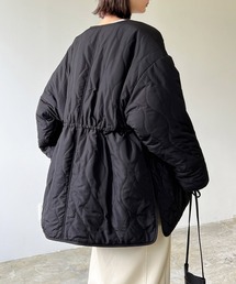 LIAN | ドロスト付きキルティングミドルコート(その他アウター)