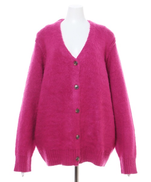 MLI'A（エムリア）の「モヘアタッチカーディガン（カーディガン/ボレロ・レディース・ベージュ/パープル/ブラウン/ピンク/オレンジ/ブルー・M）」の18枚目の写真