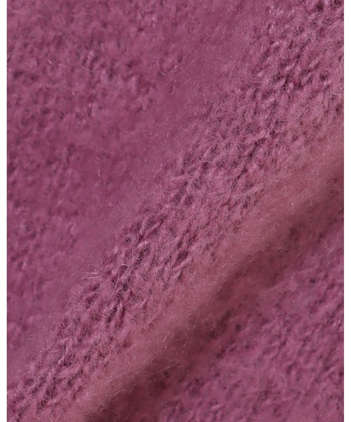 MLI'A（エムリア）の「モヘアタッチカーディガン（カーディガン/ボレロ・レディース・ベージュ/パープル/ブラウン/ピンク/オレンジ/ブルー・M）」の16枚目の写真