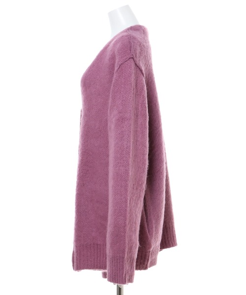 MLI'A（エムリア）の「モヘアタッチカーディガン（カーディガン/ボレロ・レディース・ベージュ/パープル/ブラウン/ピンク/オレンジ/ブルー・M）」の11枚目の写真