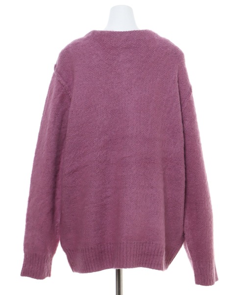 MLI'A（エムリア）の「モヘアタッチカーディガン（カーディガン/ボレロ・レディース・ベージュ/パープル/ブラウン/ピンク/オレンジ/ブルー・M）」の12枚目の写真