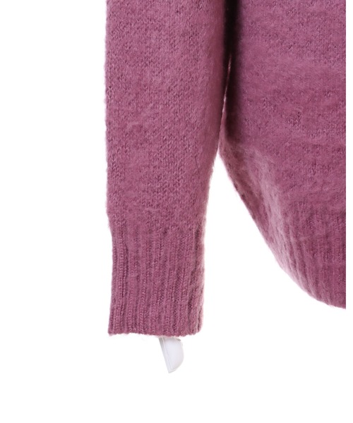 MLI'A（エムリア）の「モヘアタッチカーディガン（カーディガン/ボレロ・レディース・ベージュ/パープル/ブラウン/ピンク/オレンジ/ブルー・M）」の14枚目の写真