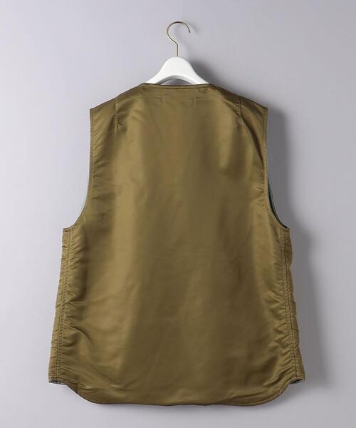 FILL THE BILL（フィルザビル）の「＜FILL THE BILL＞MA1 リバーシブル ベスト（その他アウター・レディース・オリーブ・FREE）」の2枚目の写真