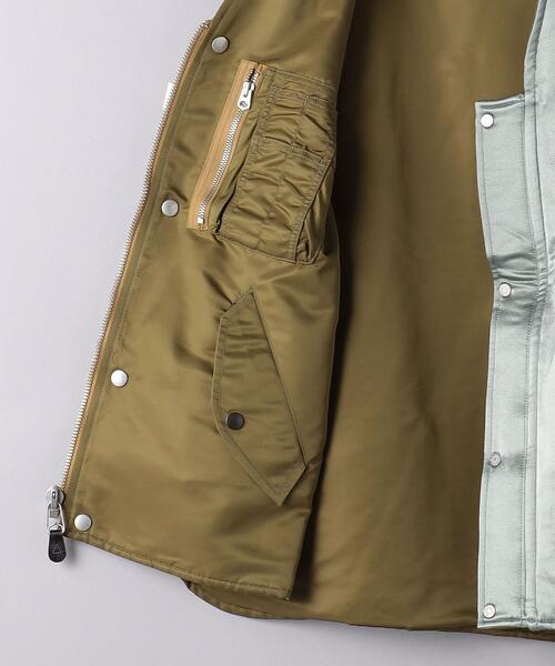 FILL THE BILL（フィルザビル）の「＜FILL THE BILL＞MA1 リバーシブル ベスト（その他アウター・レディース・オリーブ・FREE）」の11枚目の写真