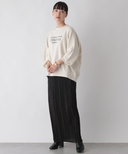 LOWRYS FARM(ローリーズファーム)の「ランダムプリーツタイトスカート 164385(スカート・レディース・ブラック/ブラウン/グリーン/アイボリー・FREE/FT)」の7枚目の写真