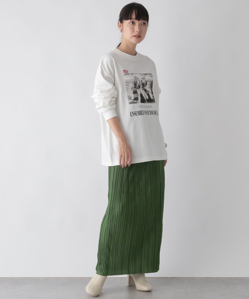 LOWRYS FARM(ローリーズファーム)の「ランダムプリーツタイトスカート 164385(スカート・レディース・ブラック/ブラウン/グリーン/アイボリー・FREE/FT)」の12枚目の写真