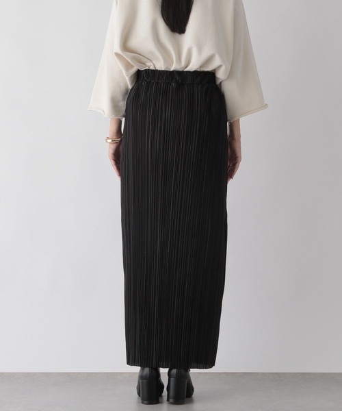 LOWRYS FARM(ローリーズファーム)の「ランダムプリーツタイトスカート 164385(スカート・レディース・ブラック/ブラウン/グリーン/アイボリー・FREE/FT)」の14枚目の写真