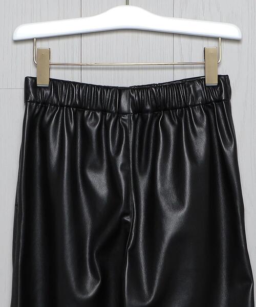 H BEAUTY&YOUTH UNITED ARROWS(エイチビューティーアンドユースユナイテッドアローズ)の「<H>FAKE LEATHER JOGGER PANTS/パンツ(その他パンツ・レディース・ブラック・S/M)」の7枚目の写真