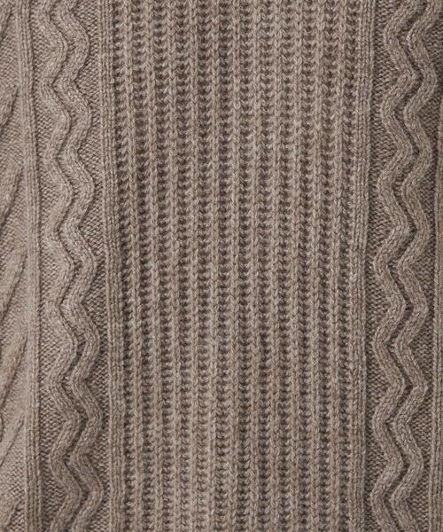 green label relaxing(グリーンレーベルリラクシング)の「ハミルトンラムズウール アラン クルーネック ニット(ニット/セーター・メンズ・ベージュ/オフホワイト/ダークグリーン/ロイヤルブルー・S/L/M/XL)」の17枚目の写真