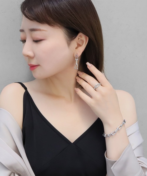 blackdia ocean(ブラックダイヤオーシャン)の「blackdia ocean デザインラインストーンリング(リング・レディース・シルバー/ゴールド・11号/9号/13号)」の18枚目の写真