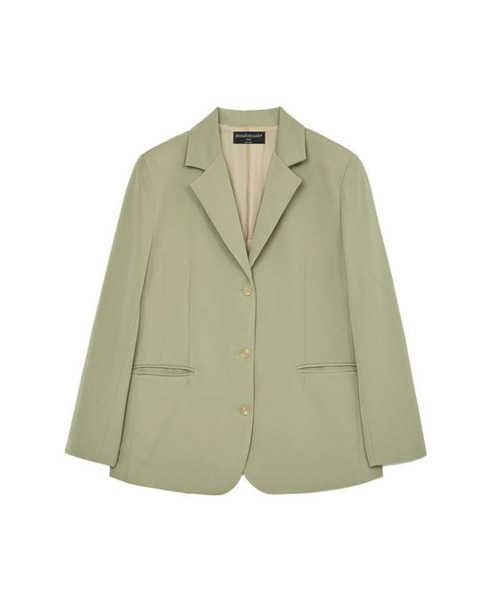 muahmuah(ムーアムーア)の「A'GEM/9 × .kom『muah muah/ムーアムーア』OVER FIT 3BUTTON BLAZER/オーバーフィット ブレザー(テーラードジャケット・レディース・ブラック/カーキ・FREE)」の14枚目の写真