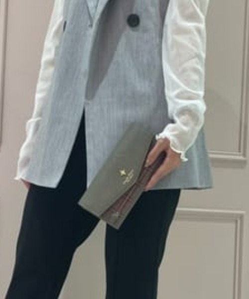 オリジナルチェック柄 長財布