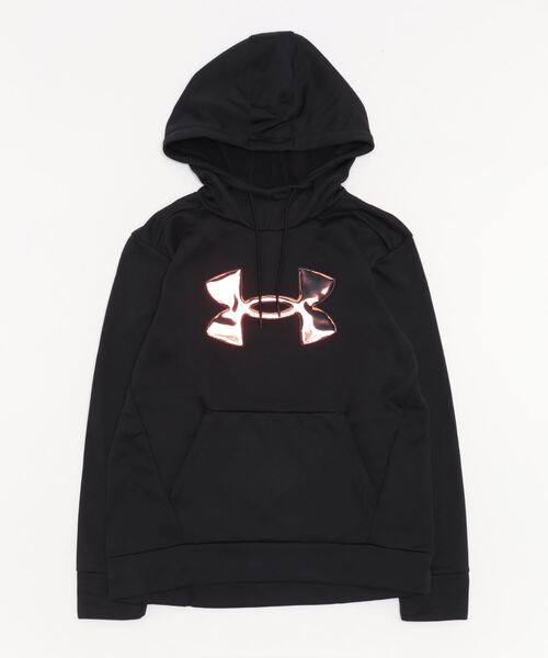UNDER ARMOUR(アンダーアーマー)の「UAアーマーフリース プルオーバー フーディー(トレーニング/レディース)(スウェット・レディース・ブラック/ホワイト・XL/M/S/L)」の15枚目の写真