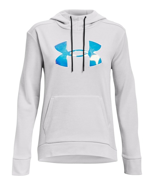 UNDER ARMOUR(アンダーアーマー)の「UAアーマーフリース プルオーバー フーディー(トレーニング/レディース)(スウェット・レディース・ブラック/ホワイト・XL/M/S/L)」の7枚目の写真