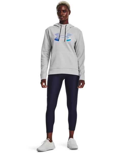 UNDER ARMOUR(アンダーアーマー)の「UAアーマーフリース プルオーバー フーディー(トレーニング/レディース)(スウェット・レディース・ブラック/ホワイト・XL/M/S/L)」の5枚目の写真