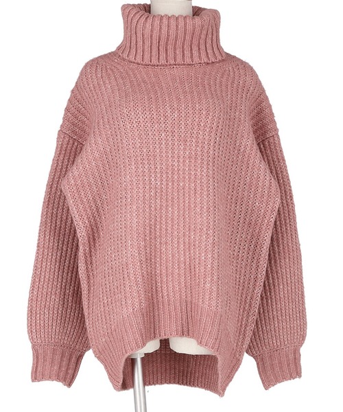coca（coca）（コカ）の「タートルネックモヘアタッチニット（ニット/セーター・レディース・ブラウン/ピンク・M/L）」の13枚目の写真
