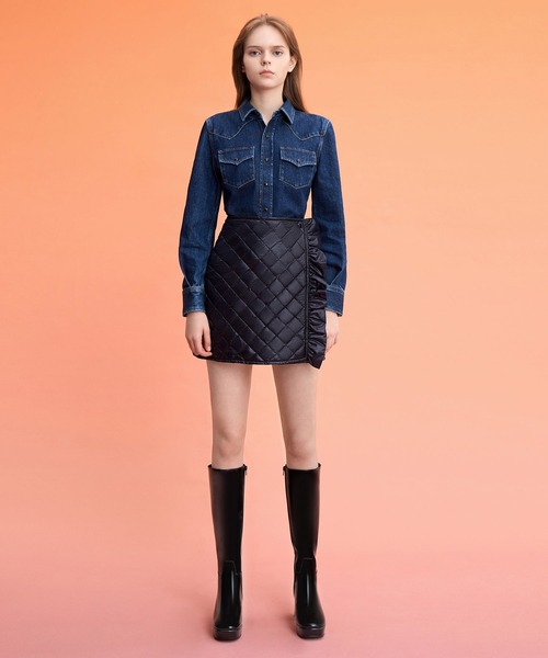 【セール】プラットフォーム ロングブーツ（ブーツ）｜CHARLES & KEITH（チャールズ & キース）