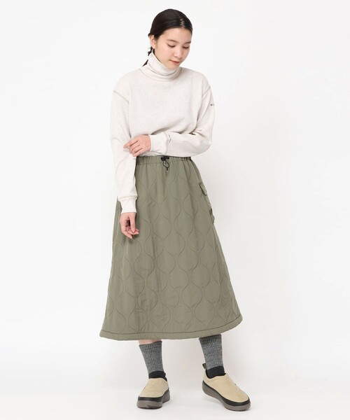 Columbia(コロンビア)の「ウィメンズシカゴアベニューキルティッドスカート(スカート・レディース・ベージュ/グリーン・S/L/XL/M)」の5枚目の写真
