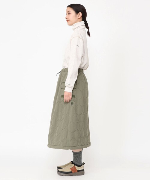 Columbia(コロンビア)の「ウィメンズシカゴアベニューキルティッドスカート(スカート・レディース・ベージュ/グリーン・S/L/XL/M)」の6枚目の写真