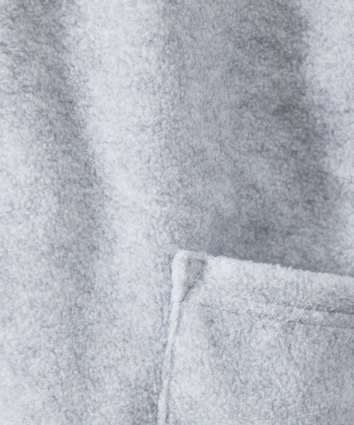 DISCUS ATHLETIC（ディスカス　アスレチック）の「【Discus /ディスカス】マイクロフリース オーバーサイズカーディガン（カーディガン/ボレロ・メンズ・グレー/ダークグリーン/グレイッシュブルー/ブラック・M/L/LL）」の17枚目の写真