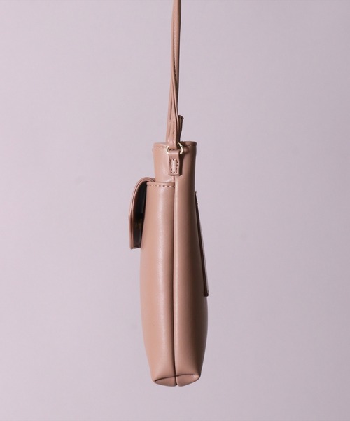 Legato Largo（レガートラルゴ）の「(LF)【Legato Largo】メール型 デザイン スマホショルダー バッグ（ショルダーバッグ・レディース・シルバー/グリーン/ブラック/グレイッシュベージュ・ONE SIZE）」の16枚目の写真