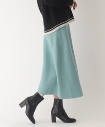 OPAQUE.CLIP | ニットフレアスカート【抗ピリング&ウォッシャブル】(スカート)