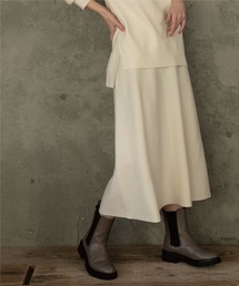 OPAQUE.CLIP | ニットフレアスカート【抗ピリング&ウォッシャブル】(スカート)